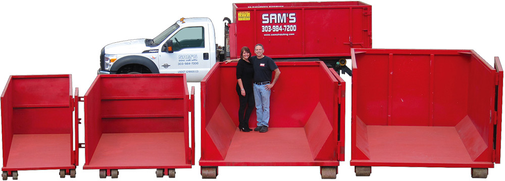 Sam s Hauling Dumpster Rental In Denver CO Roll Off Dumpster 